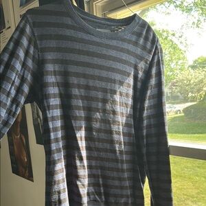 Bonobos Blue and Gray Long Sleeve Tee